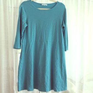 Stretchy fun Bryan Walker dress size M light blue